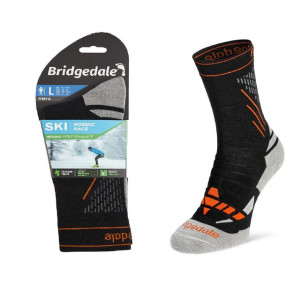 Skarpety Bridgedale SKI RACE MERINO E blk/sto L