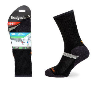 Skarpety Bridgedale SKI CROSS C black XL