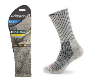 Skarpety Bridgedale HIKE MW COM BO ORI s,grey S