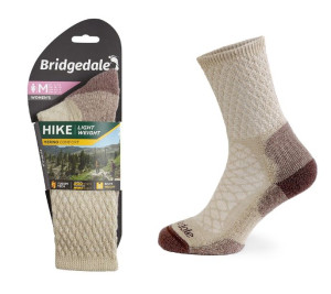 Skarpety Bridgedale HIKE LW COM BO LD sand L