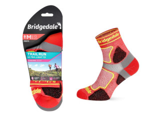 Skarpety Bridgedale UL T2 COOLMAX 3/4 red M
