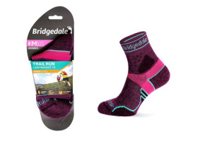 Skarpety Bridgedale LW T2 MERINO 3/4 LD damson S