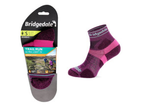 Skarpety Bridgedale UL T2 MERINO 3/4 LD damson L