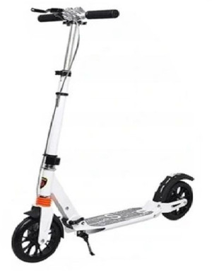 Hulajnoga Urban Dla Dorosłych Scooter Białym I Czarnym