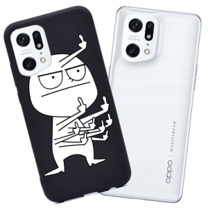 Etui Matt back Case do Oppo Find X5 Pro Wzory