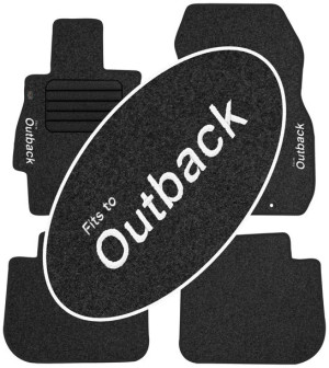 Subaru Outback IV 2009-2014 Welurowe z NAPISEM