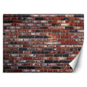 fototapeta, mur z czerwonej cegły - 200x140