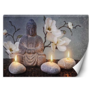 fototapeta, budda i świece - 250x175