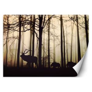 fototapeta, zwierzęta w lesie - 450x315