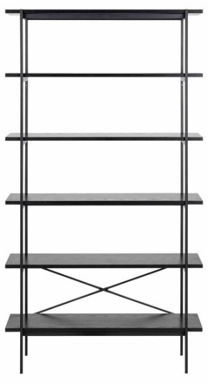 Furniture/bookcase/act/halo/ashblack+bl/94x27x172