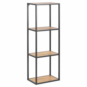 Furniture/shelf/act/watty/oak+black/108x24x37