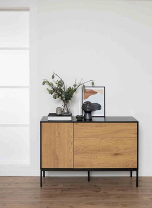 Furniture/sideboard/act/watty/oak+bl/82x120x40