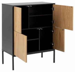 Furniture/sideboard/act/watty/oak+black/103x80x40