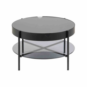 Table/coffe/act/closdelt/smoke+black/45x75x75