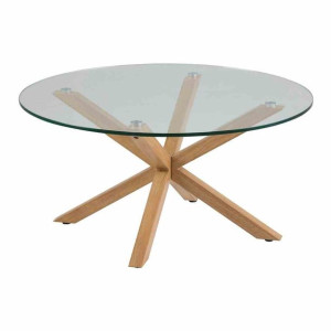 Table/coffe/act/miriam/glass+oak/r82
