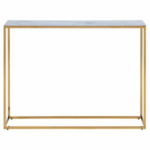 Table/console/act/kimi/mbwhite+gold/110x26x80.5