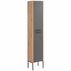 Bathroom/cabinet/hom/torpi/darkgrey+oak/170x35x30