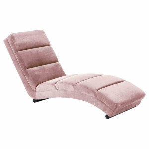 Armchair/chaiselongue/act/weiler/dustyrose+black