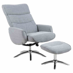 Armchair/recliner/act/rumlange/lightgrey/109x77x89