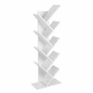 Bookshelf/white/50x25x141,5cm