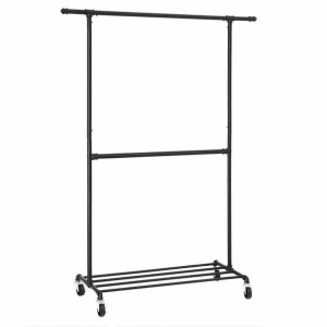 Clothesrack/black/130x49x198cm