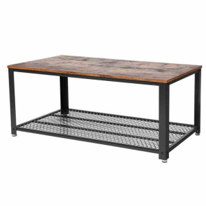 Coffeetable/darkbrown/black/106,2x60,2x45cm