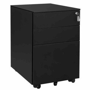 Filecabinet/black/39x52x60cm