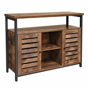 Storagecabinet/brown/black/35x100x80