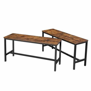 Tablebench/brown/black/2pcs
