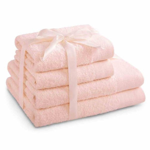 Towel/ah/amari/pink/set2*70x140+2*50x100