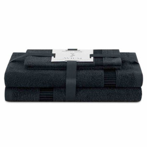 Towel/ah/avium/black/set30x50+50x90+70x130