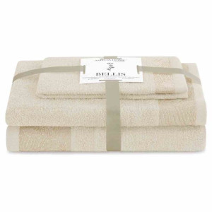 Towel/ah/bellis/beige/set30x50+50x90+70x130