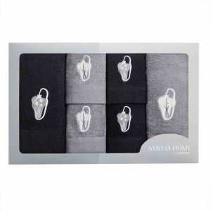 Towel/ah/calmo/bl+sil/set30x50/2+50x100/2+70x140/2