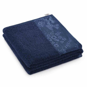 Towel/ah/crea/navy/50x90