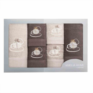 Towel/ah/ergat/bei+br/set30x50/2+50x100/2+70x140/2
