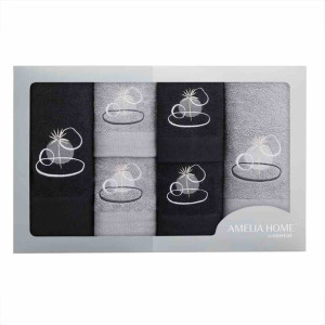 Towel/ah/ergat/bl+sil/set30x50/2+50x100/2+70x140/2