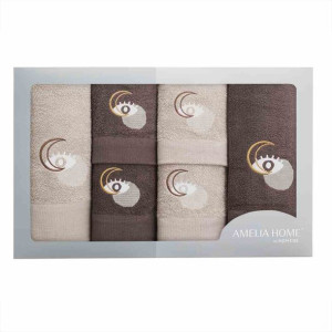Towel/ah/mona/bei+bro/set30x50/2+50x100/2+70x140/2