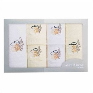 Towel/ah/trisi/whi+cr/set30x50/2+50x100/2+70x140/2