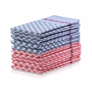 Kit/louie/checkered/red&navy/10pack/50x70