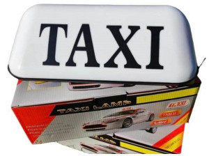 Bezprzewodowa Lampa Kogut Taxi Szpakówka Gapa Biała Bolt Uber Itaxi