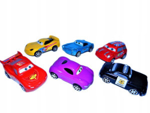 CARS AUTA różne ZYGZAK McQueen i przyjaciele 6w1