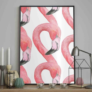 Poster/flamingo/lagoon/40x50