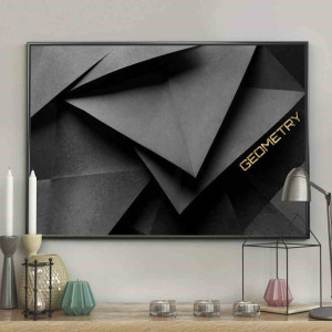 Poster/geometry/black/70x100