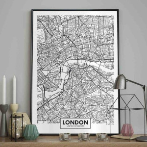 Poster/map/london/40x50