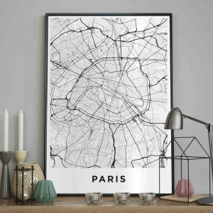 Poster/map/paris/no2/70x100