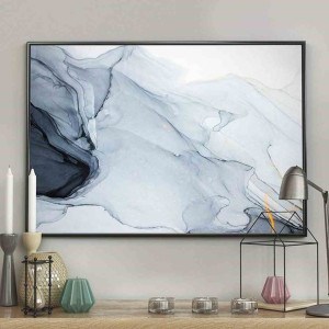 Poster/marble/darkblue/70x100