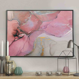 Poster/marble/pink/40x50