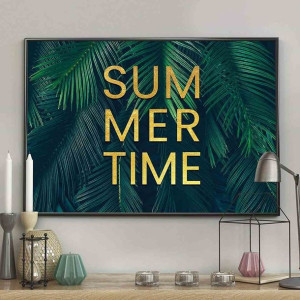 Poster/palmleaves/summertime/50x70