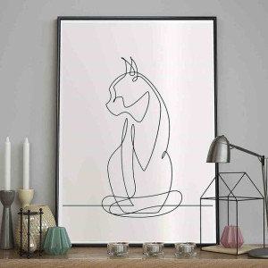 Poster/sketchline/cat/40x50