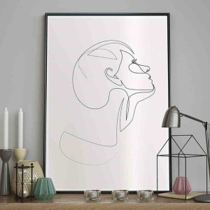 Poster/sketchline/face/70x100